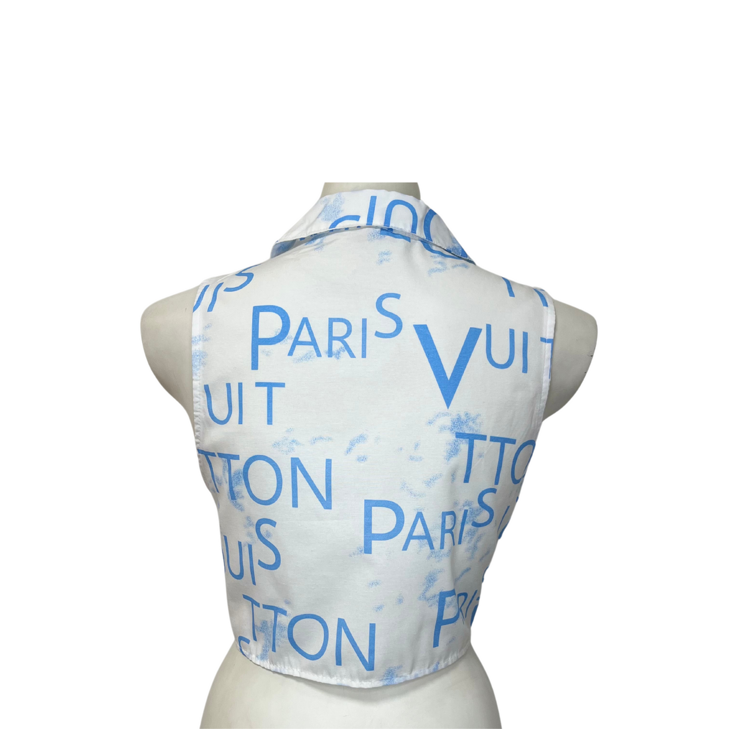 Blue Paris top