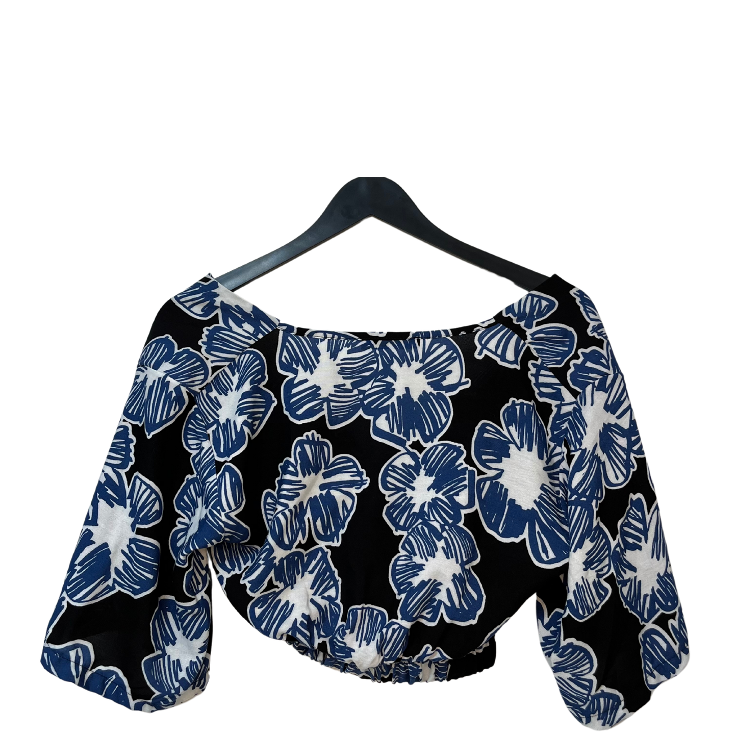 Blue flower top