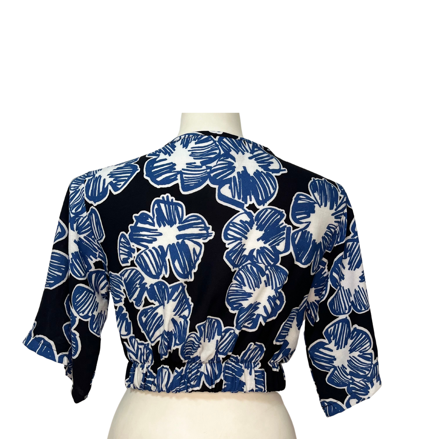 Blue flower top