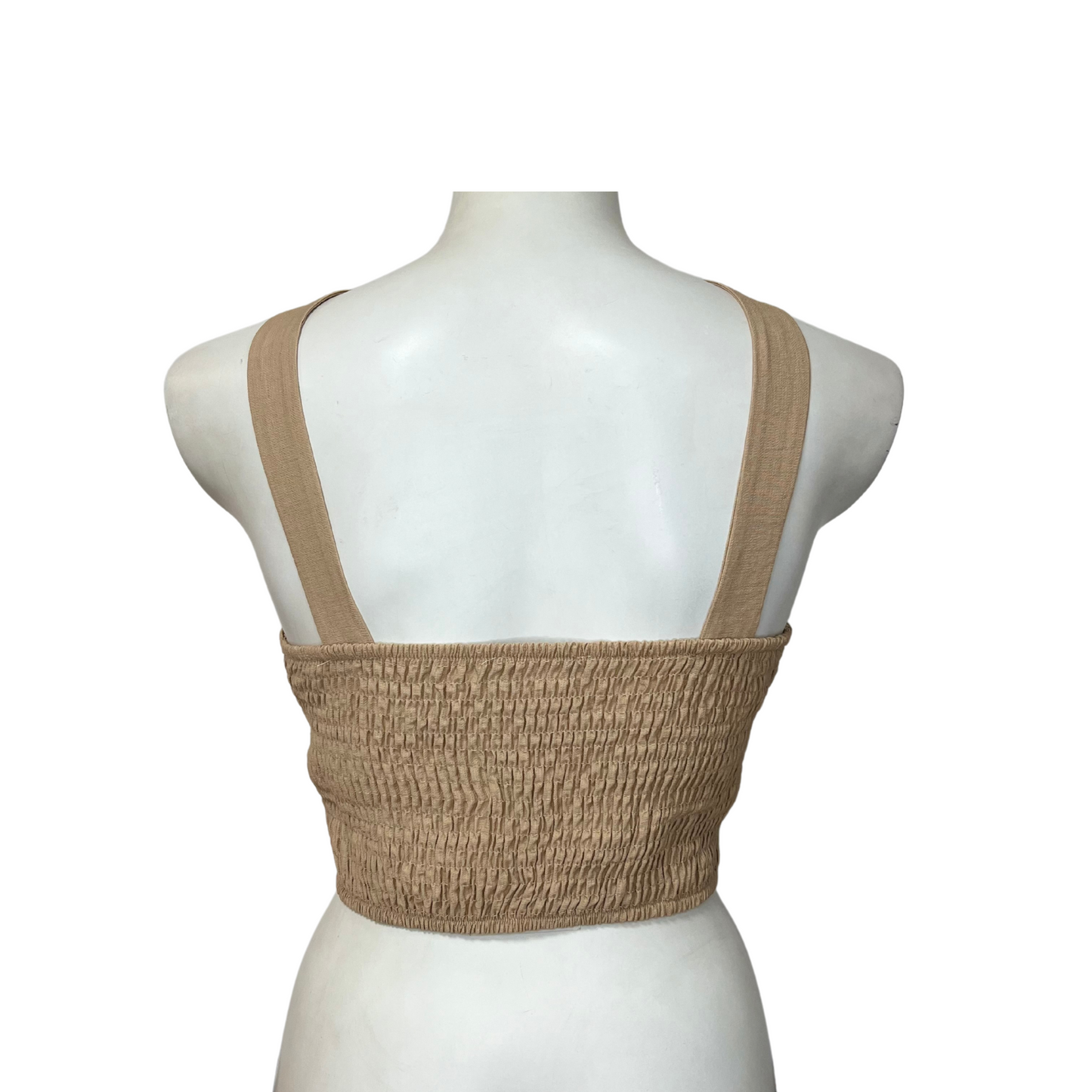 Beige linen top