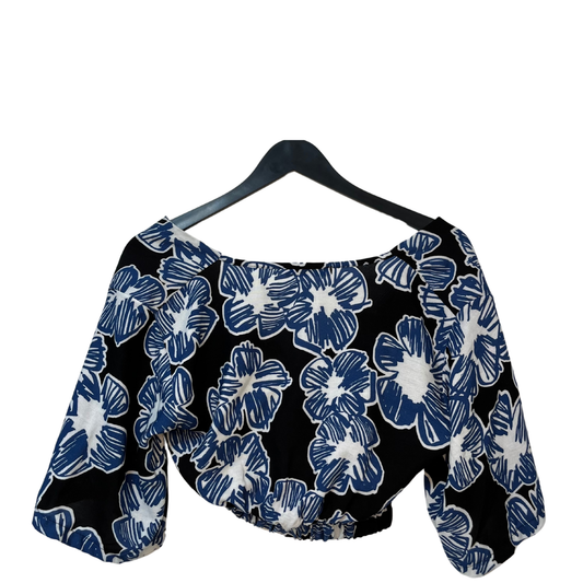 Blue flower top