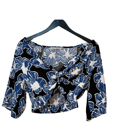 Blue flower top
