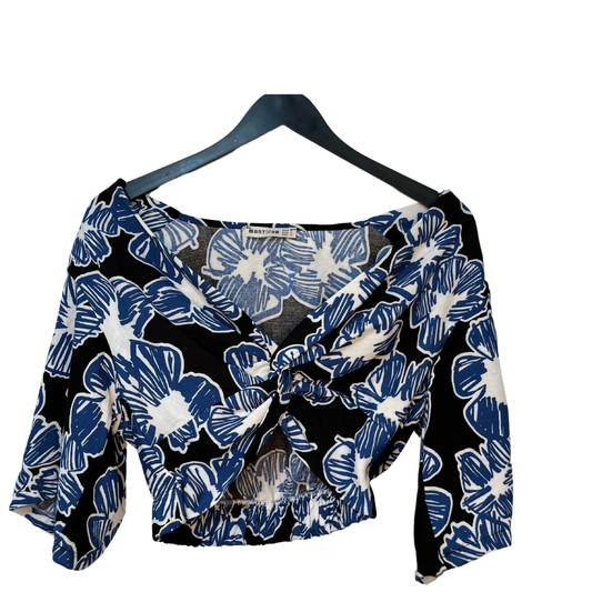 Blue flower top